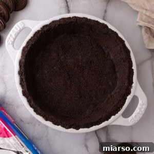 Unlock the Best Oreo Pie Crust Recipe 13 Oreo Pie Crust Recipe overhead shot