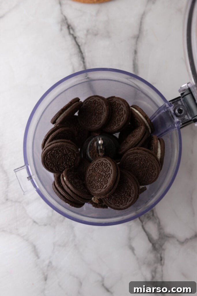 Unlock the Best Oreo Pie Crust Recipe 5 ingredients in a food processor