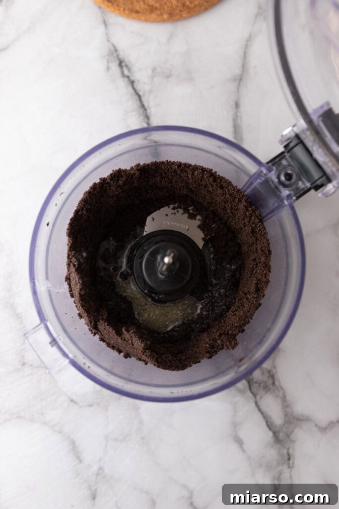 Unlock the Best Oreo Pie Crust Recipe 6 ingredients in a food processor