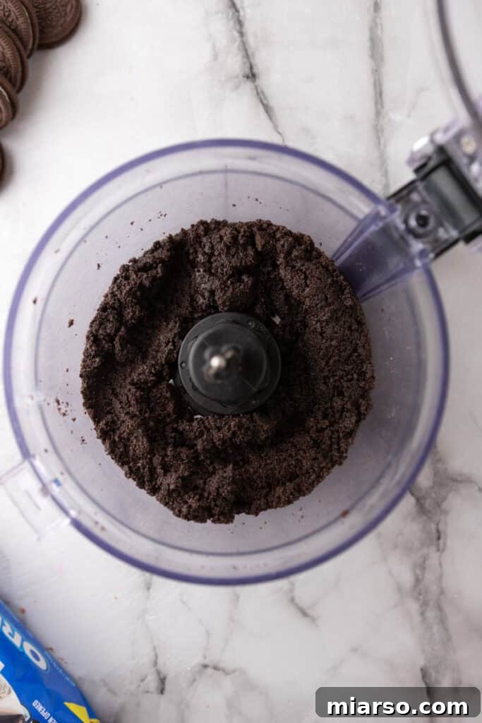 Unlock the Best Oreo Pie Crust Recipe 7 ingredients in a food processor