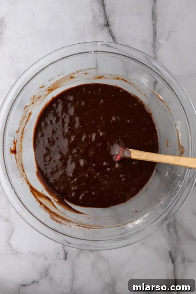mixed ingredients in a bowl