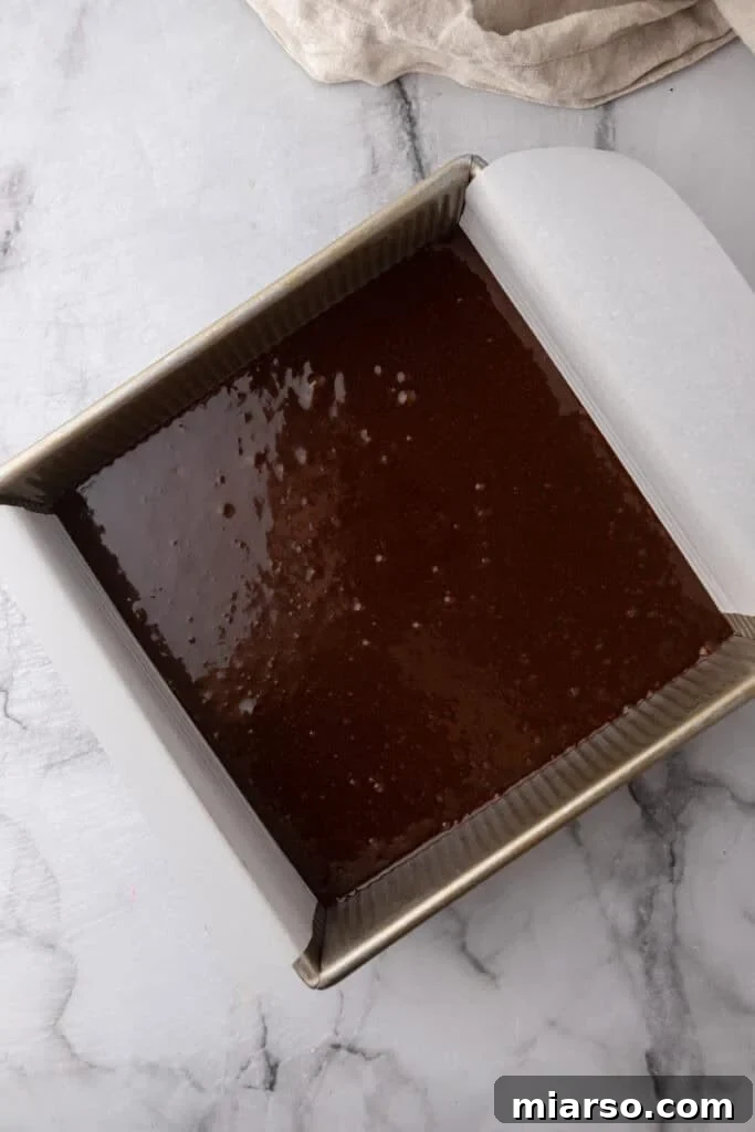 batter in a pan