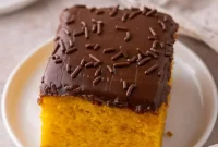 Velvety Brazilian Carrot Cake with Decadent Chocolate Glaze